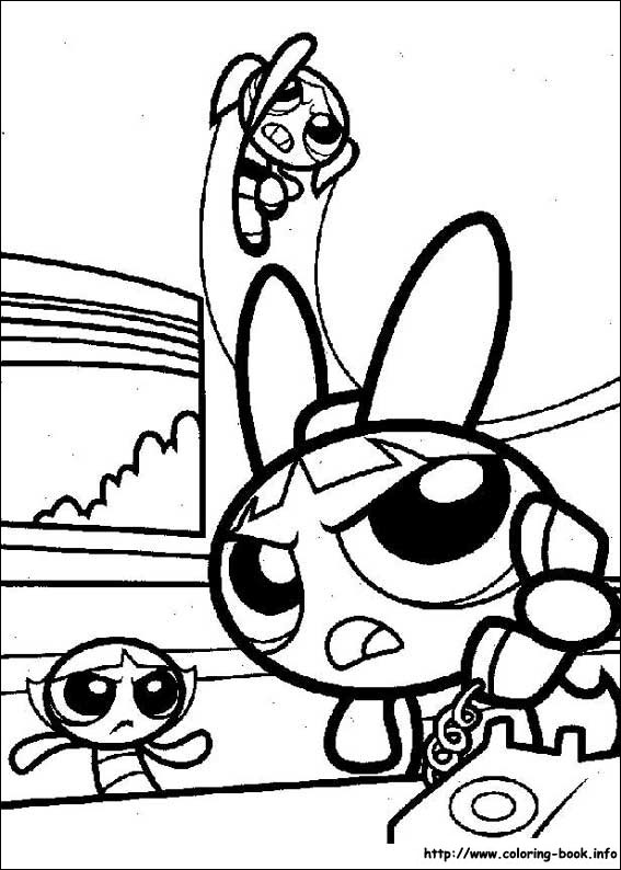 Powerpuff Girls coloring picture